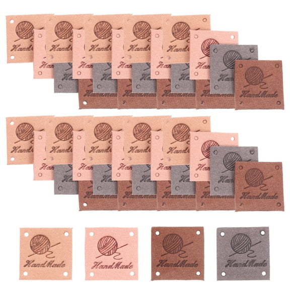Luxshiny 40-Pack Color Handmade Embossed for Clothing, Accessories, and Craft Projects
