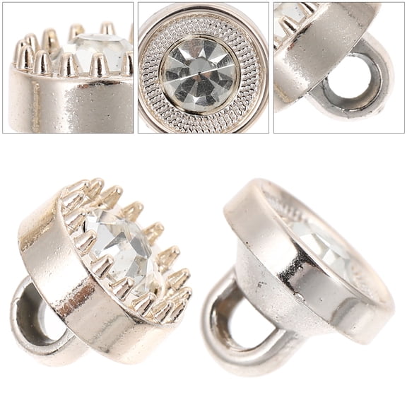 Luxshiny 40pcs Round Button Fasteners for Shirts and Coats Assorted Color with Elegant Design