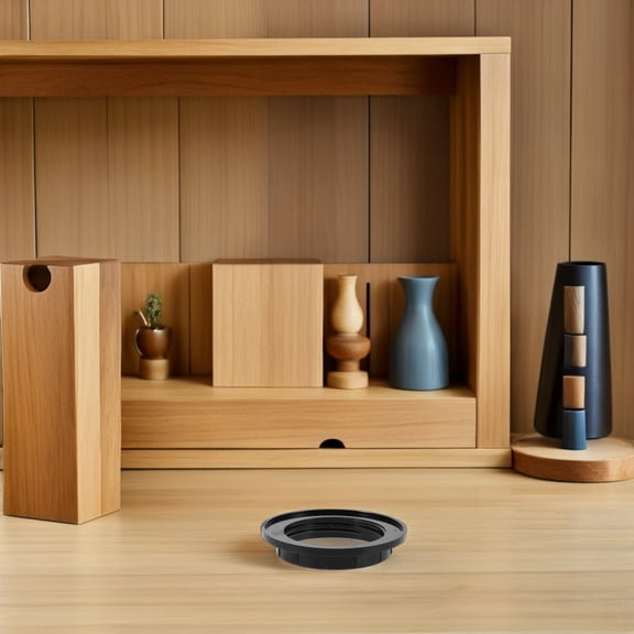 Luxshiny Light Fixture Retainer Rings Black Bakelite Universal Compatibility for Pendant Lights 42Pcs