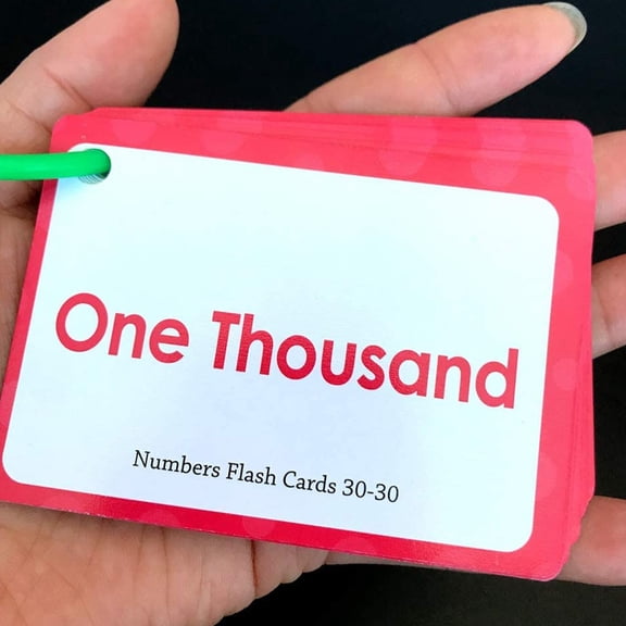 Luxshiny 4PCS Professional English Flash Cards Practical Learning Cards