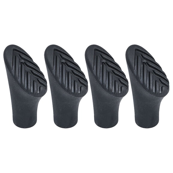 Luxshiny 4PCS Protection Cover for Walking Pole Rubber Tips Anti-slip Design