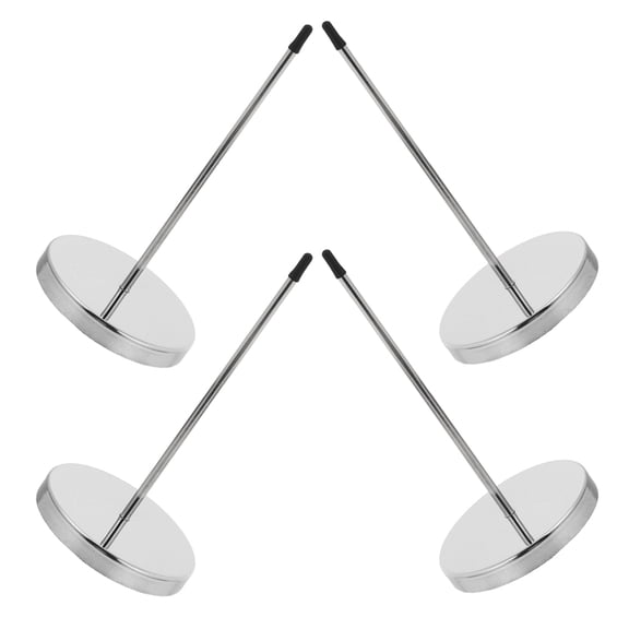 Luxshiny 4Pcs Adjustable Metal Ticket Holder Spike for Restaurant Kitchen Order Organization