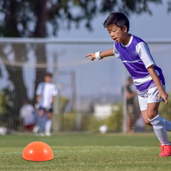 Luxshiny Agility Soccer Cones Assorted Color Pe Material for Sports Use 4Pcs