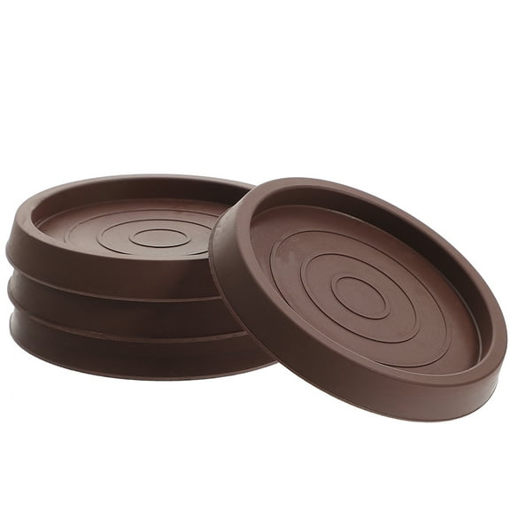 Luxshiny 4Pcs Anti Sliding Pads For Couch Rubber Round Coaster To Protect Floors