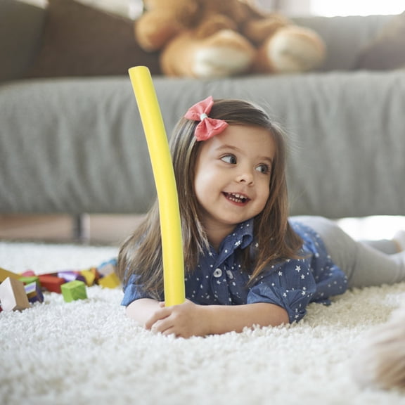 Luxshiny 4Pcs Assorted Color Foam Sticks for Pool Relay Race Supply Ideal for Family Interaction