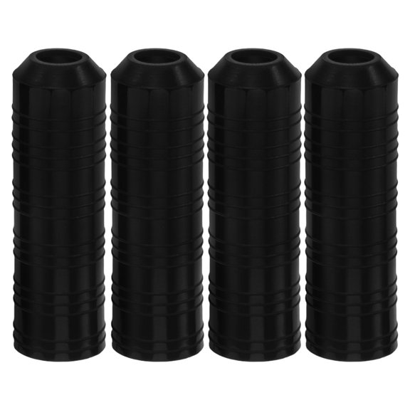 Luxshiny 4Pcs Black Plastic Protective Cap For End In Various Weather Conditions