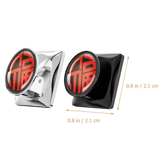 Luxshiny 4-Pack Dashboard Hooks for Car Interior Accessories, Self-Adhesive Holders for Hanging Small Items and Essentials