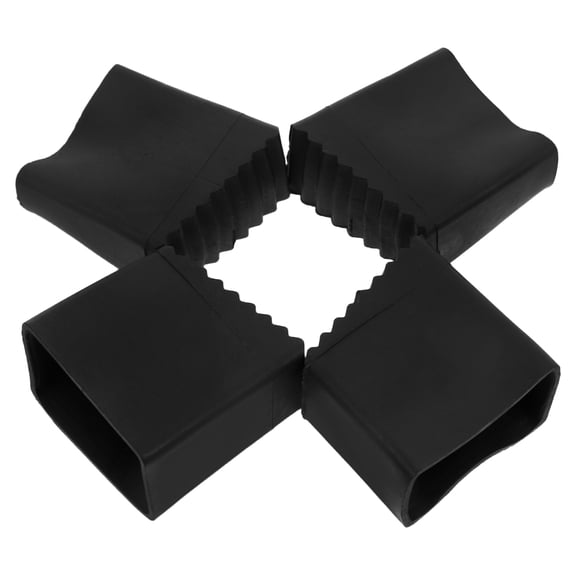 Luxshiny 4Pcs Durable Rubber Ladder Feet Replacement Caps Non Slip for Household Ladders