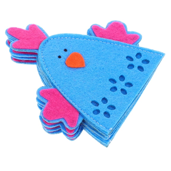 Luxshiny 4Pcs Blue Easter Egg Pouches for Party Use with Protective Adorable Chick