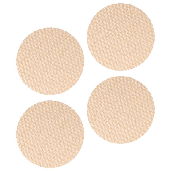 Luxshiny 4Pcs Fabric Diffuser Covers for Round Ceiling Lamp Shades Soft Light Filters