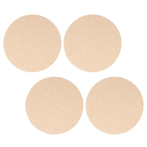 Luxshiny 4Pcs Fabric Light Diffuser Covers Beige Soft Glow Lamp Shade Replacement for Home
