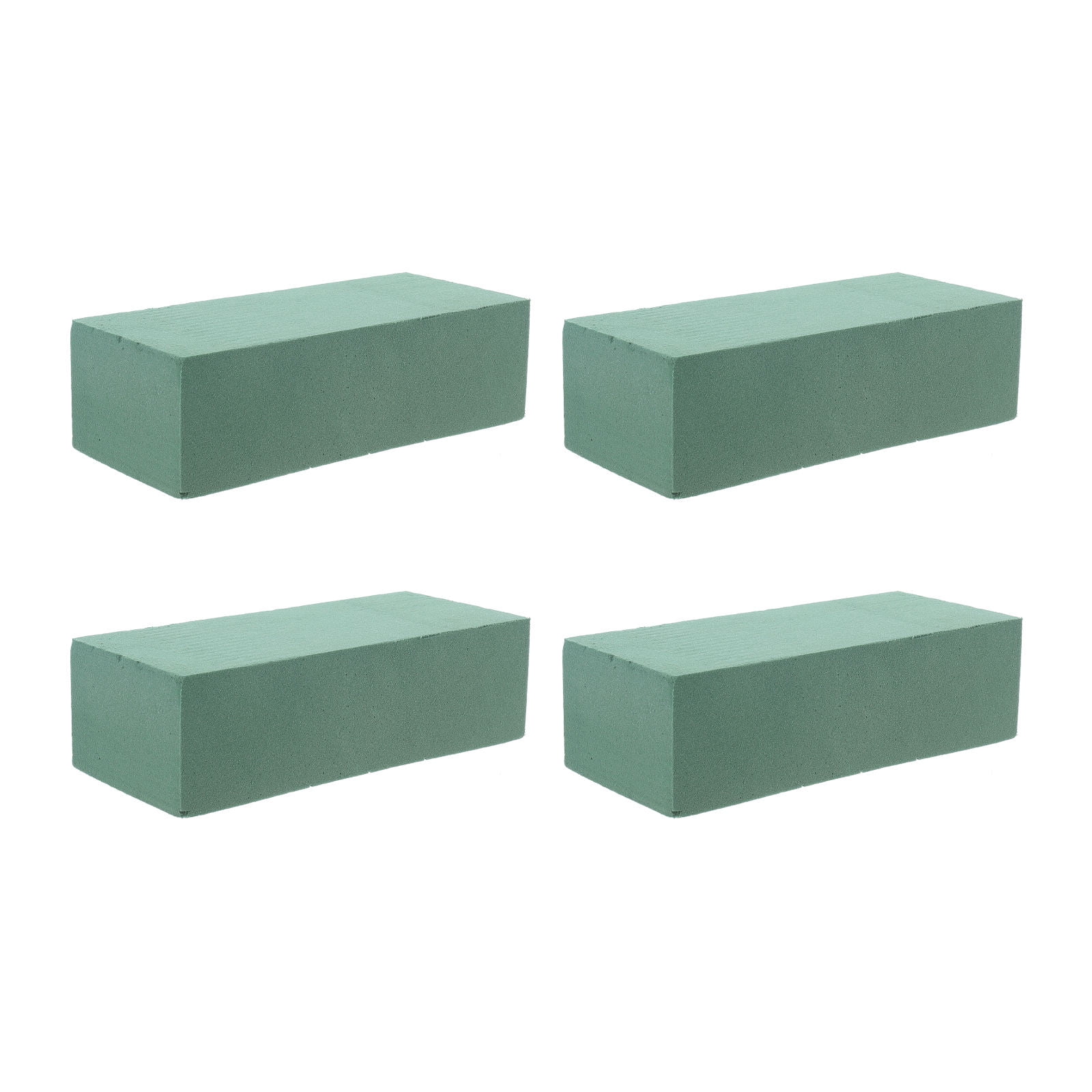 Luxshiny 4Pcs Flower Arrangement Base Green Floral Foam Blocks for Shop and Home Use