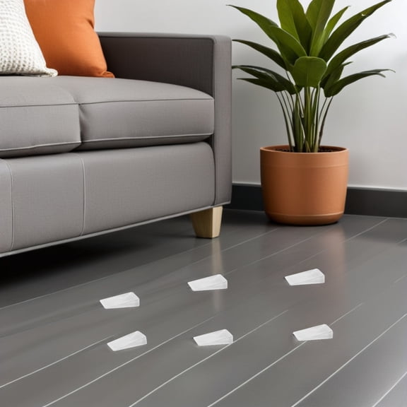 LITINKIMI 4Pcs Easy Install Furniture Levelers Rubber Shims for Uneven Floors and Heavy Furniture Support