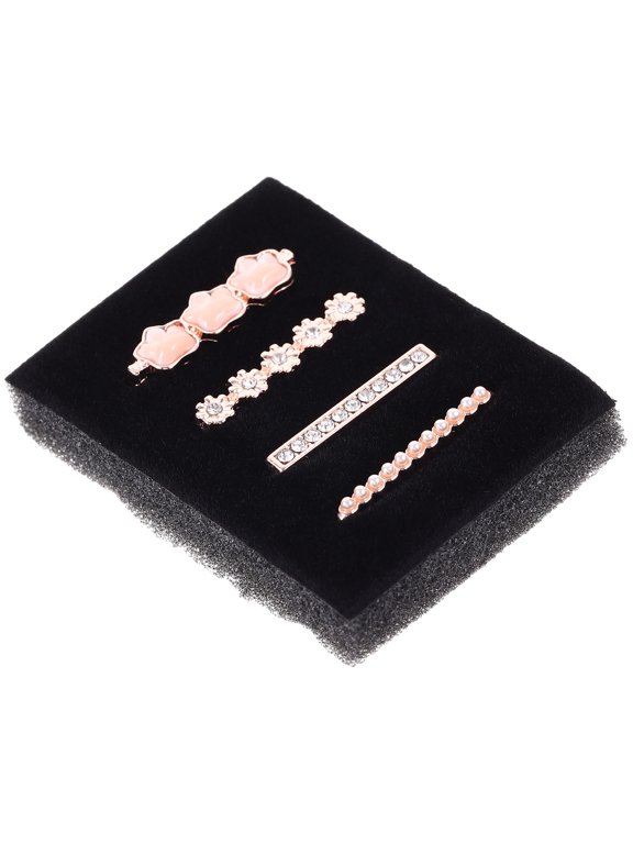 4Pcs Golden Alloy Watch Strap Rings Lightweight Watchband Charms Unique Decorative Accessory