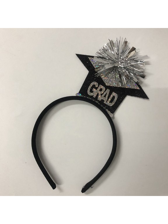 4Pcs Graduation Elements Hair Band Black Felt Stable Reliable Party Accessory