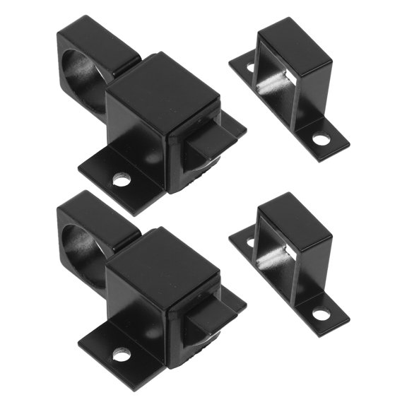 Luxshiny 4Pcs Heavy Duty Self Closing Spring Latch Aluminum Alloy Door Lock for Cabinets
