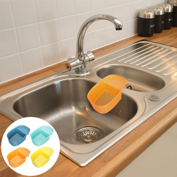 Luxshiny 4-Piece Kitchen Mesh Strainer Basket for Lifting, Fruit and Vegetable Cleaning, PP Material