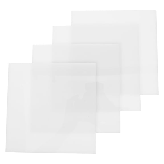 Luxshiny 4Pcs Plastic Acrylic LED Ceiling Light Diffuser Panels for Uniform Light Distribution