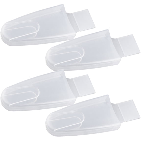 Luxshiny 4Pcs Portable Garden Tool Holder Waist Clips Transparent Pruner Scissors Storage Pouch