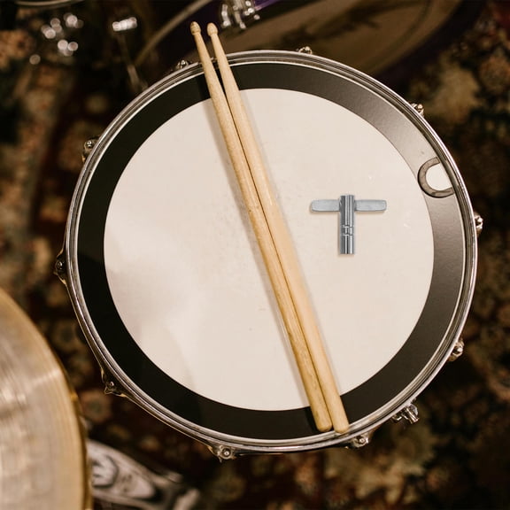 Luxshiny 4Pcs Robust Metal Drum Keys Adjustable Tuning Accessories for Electronic and Acoustic Drums