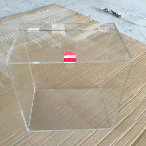 Luxshiny 4Pcs Self Adhesive Acrylic Cabinet Lock Buckles Rosy Color for Drawer and Closet Safety