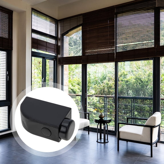 Luxshiny 4Pcs Sliding Door Security Bars in Black for Home Use with Flexible and Practical Features
