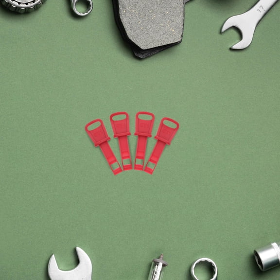 Luxshiny 4Pcs Ignition Key Snowthrower Keys Red PP Winter Maintenance Use