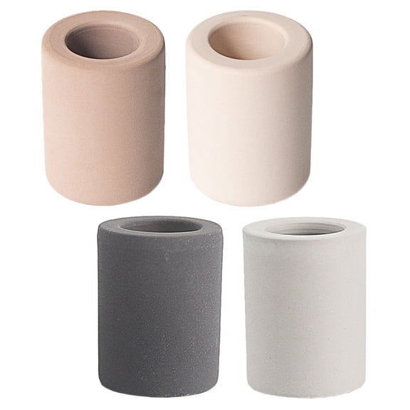 Luxshiny 4Pcs Toothbrush Brackets Diatomite Material Bathroom Accessory Sturdy and Compact Design