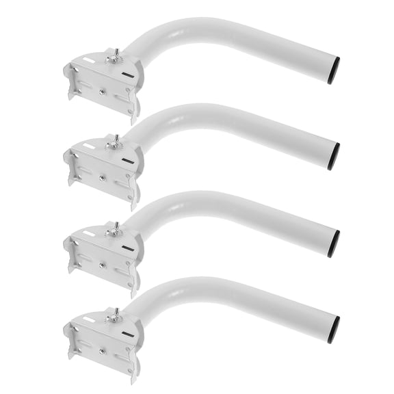 Luxshiny 4Pcs Outdoor Antenna Mount Pole Bracket Wall Installation with Stainless Steel