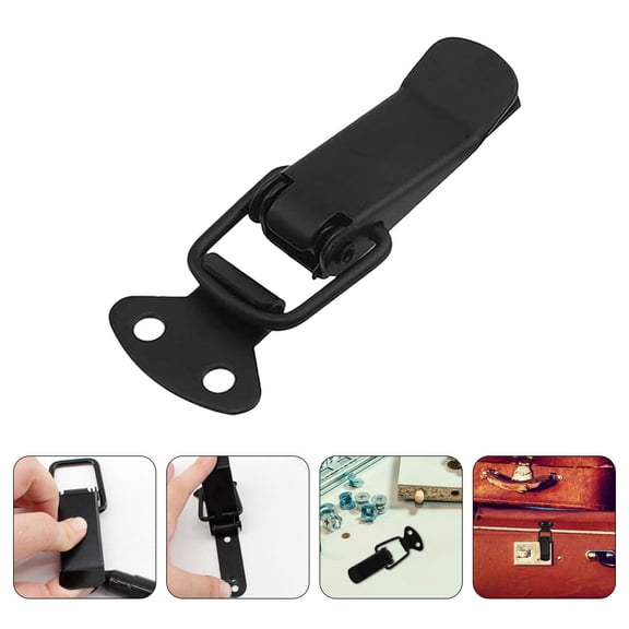 Luxshiny 4Set Heavy Duty Toggle Latch with Stainless Steel Spring for Cabinet Door Security