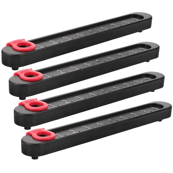 Luxshiny 4Pcs Foosball Score Counters for Table Football Games Durable Plastic Scorekeepers