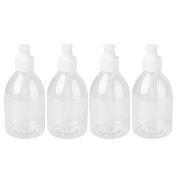 Luxshiny 4pcs Liquid Soap Bottles Refill Pump Bottles for General Users Office Use Random Pump Head