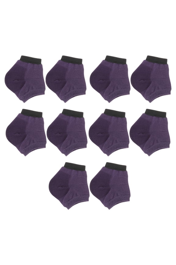 5 Pairs Cotton Foot Hydrating Socks for Moisture Healing and Soft Skin Care