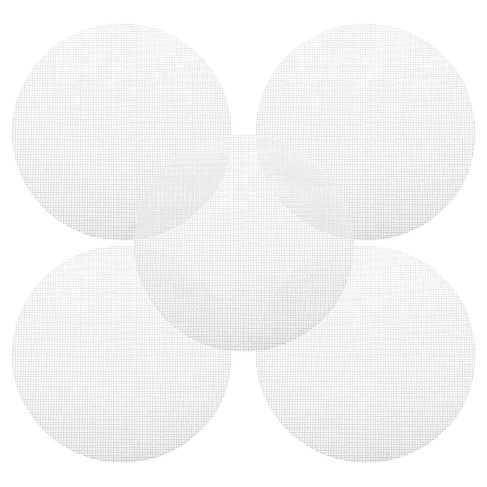Luxshiny 5-Pack Reusable White Silicone Steamer Mats for Dim Sum ...