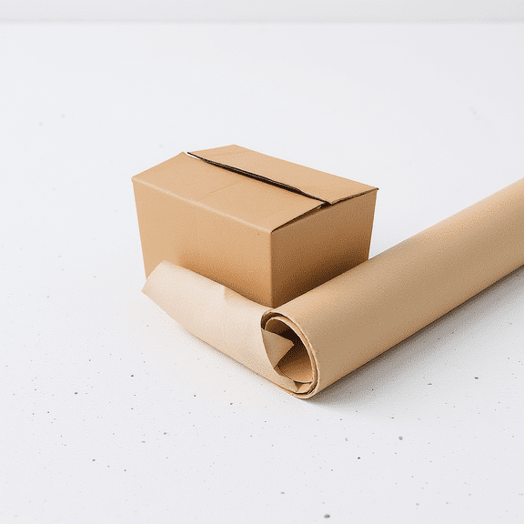 LITINKIMI 5 Pcs Boxes for Packaging Light Brown for Moving Supplies
