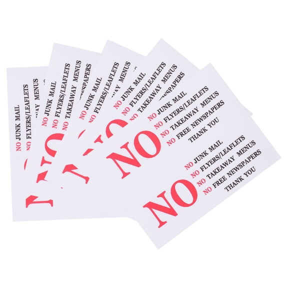 Luxshiny 5 Sheets Mailbox Post Sign PVC Multi For Homeowners Home Use