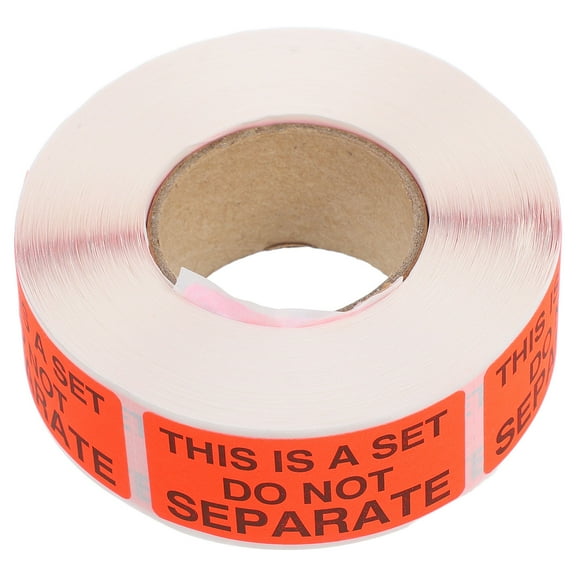 Luxshiny 500Pcs Red Shipping Labels with Do Not Separate Warning for Package Integrity