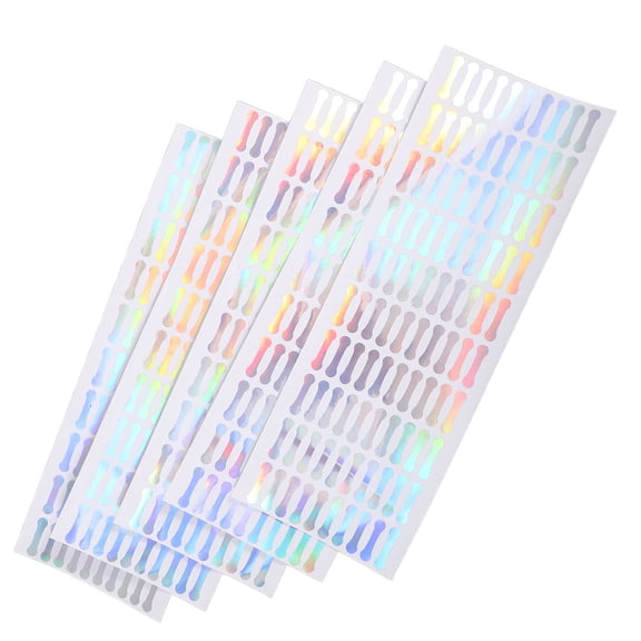 Luxshiny 500Pcs Self Adhesive Tamper Proof Seal Stickers for Home Use in Assorted Colors