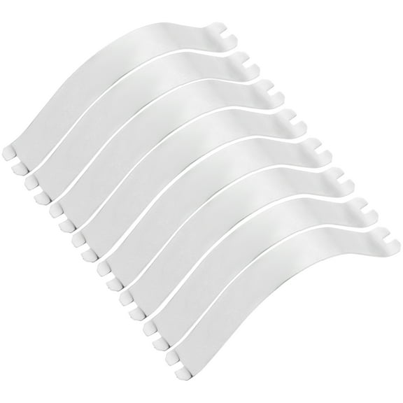 Luxshiny 50Pcs Aluminum Alloy Spring Clips Picture Frame Hardware Grey for Photo Frame Hanging