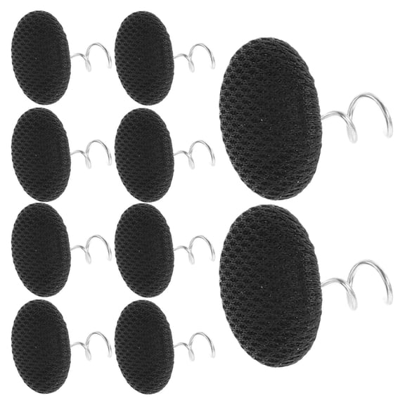 Luxshiny 50Pcs Bed Sheet Edge Clips Black Decorative Tacks for Bedding Quilt Holder Fixator