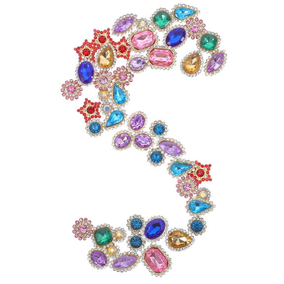 Luxshiny 50Pcs Hand Sewing Rhinestones Flower Claw Crystal Buttons for Garment Decoration