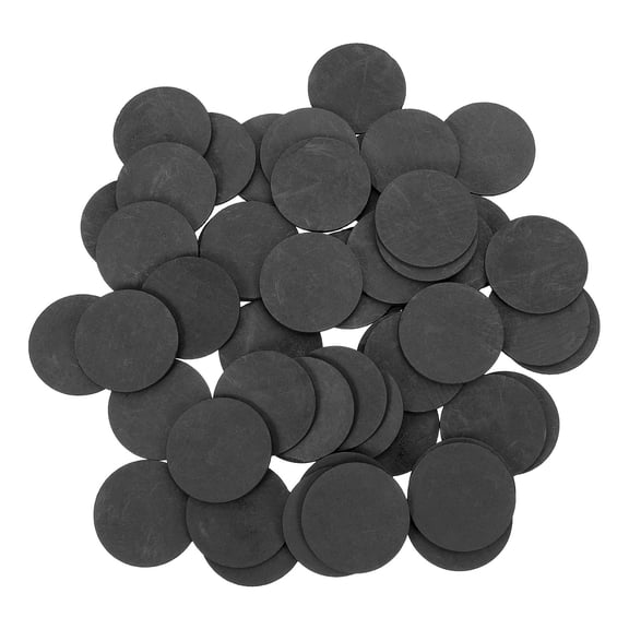 Luxshiny 50Pcs Industrial Graphite Sheet Mold for Laboratory and Metal Smelting Black