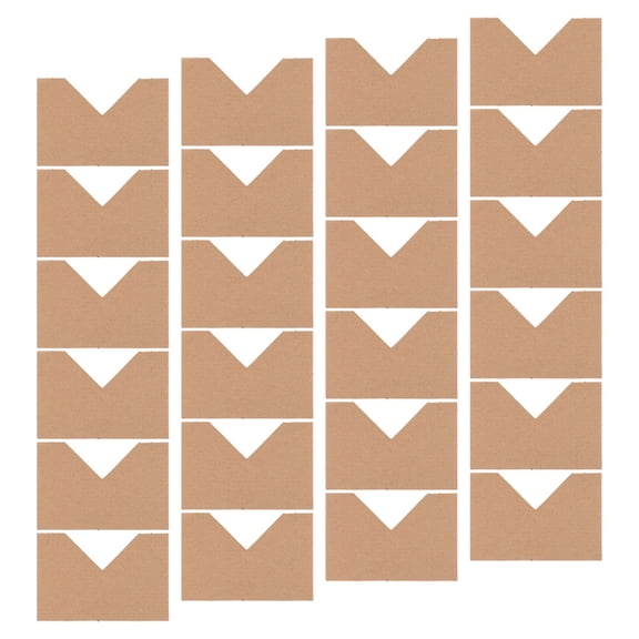 Luxshiny 50Pcs Packaging Edge Protectors Brown Reusable Durable for Photo Frames and Paintings Shipping