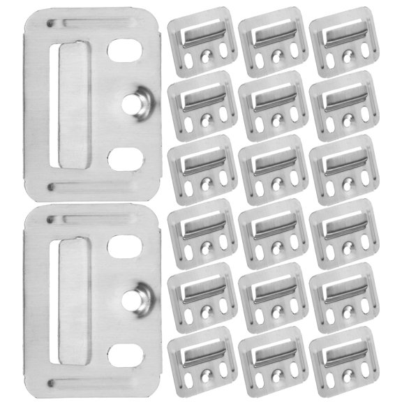 Luxshiny 50Pcs Wall Panel Joining Clips Easy Install Stainless Steel Panel Support for Home Remodel