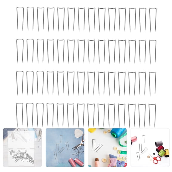 Luxshiny 50pcs U Shaped Stitch Patchwork Pin Grey Sewing Pin Quilting for Home Sewing