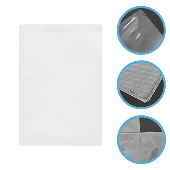 Luxshiny 56Pcs Frosted Card Holder for Office and School Use Protection