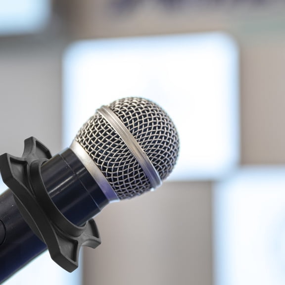 Luxshiny 5Pcs Compact Mic Rings Anti Falling Ring Set for Handheld Microphone