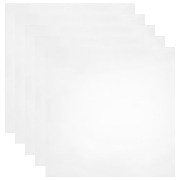 Luxshiny 5Pcs Clear Acrylic Board Lightweight Transparent Sheet for Handmade Decorative Signs