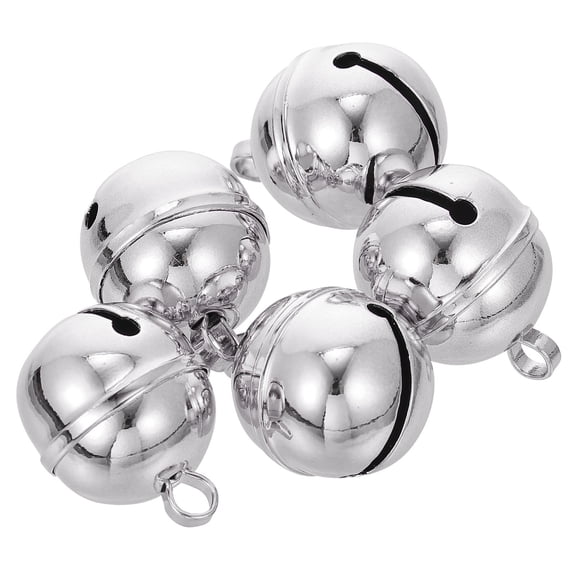 Luxshiny Set of 5 Copper Bells Hanging Decorations for Wedding Anniversary and Festive Celebrations Simple Design