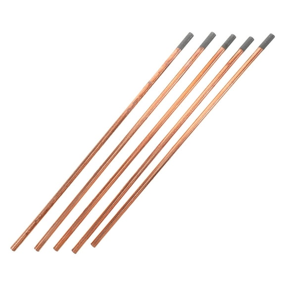 Luxshiny 5Pcs Gouging Stick for Car Repair Copper Coated Carbon Rods with Wide Vehicle Repair Use